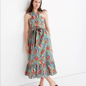 Banjanan Cecil Dress in Cottage Garden Poppy Multi